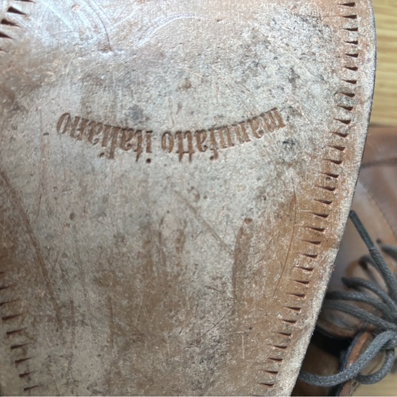 Brown Leather Boys or Mens  Dress Shoes - Picture 3 of 5